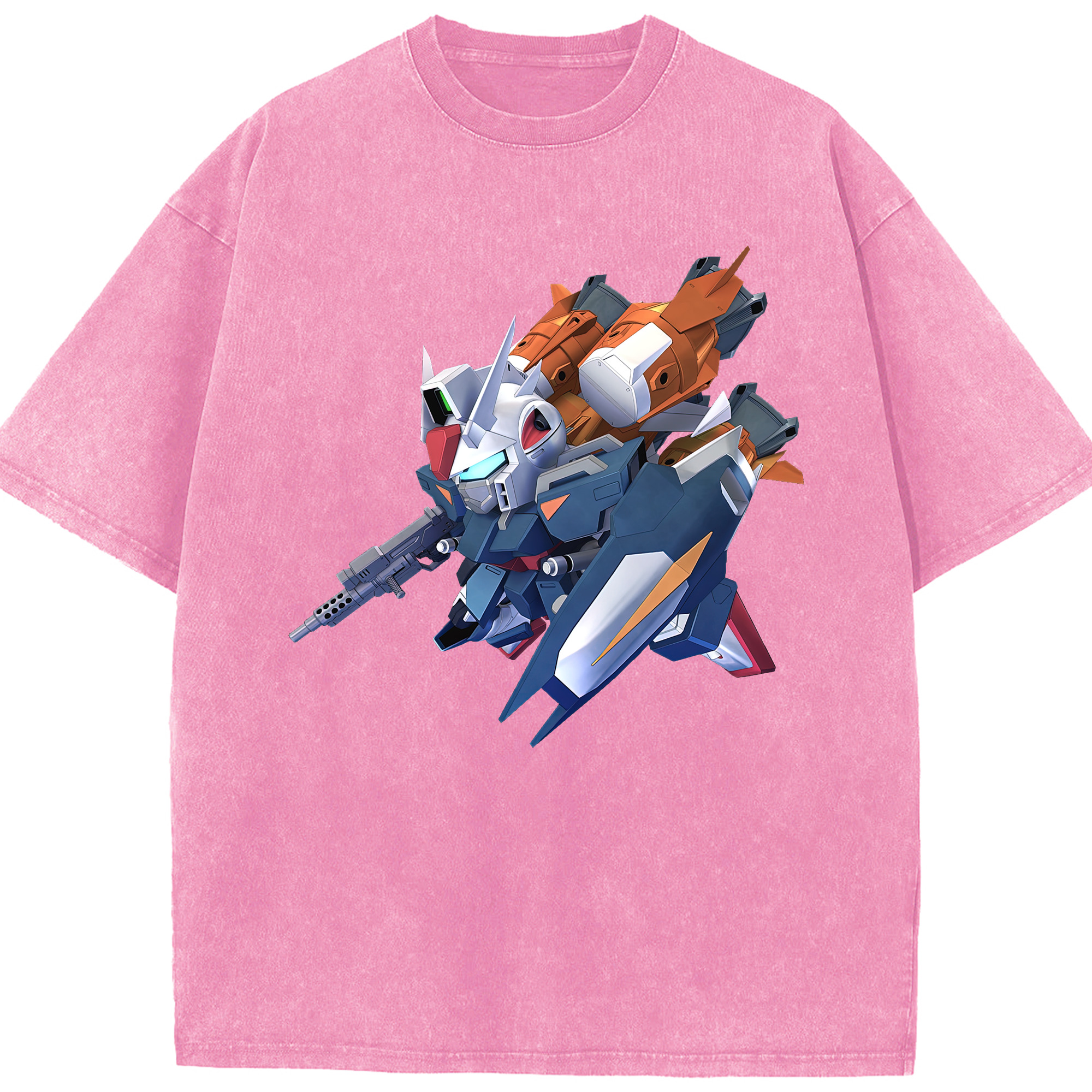（画像用） 機動戦士ガンダム Mobile Suit Gundam 綿100% ヴィンテージ風 半袖Tシャツ（フロントプリント）